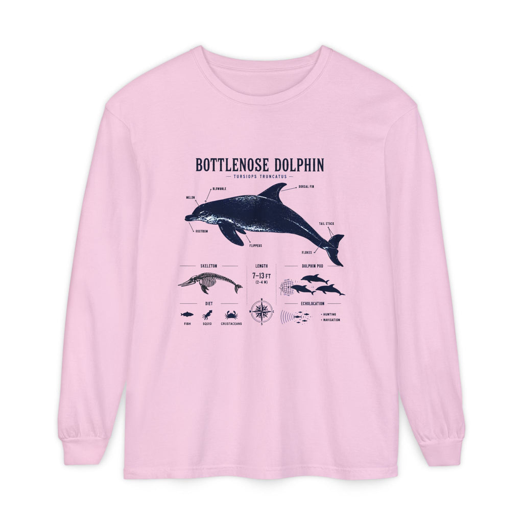 Bottlenose Dolphin Anatomy Long Sleeve Tee