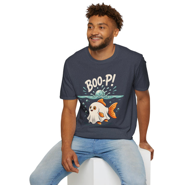 Ghost Fish T-Shirt — Cute Boo-P!Halloween Graphic Tee