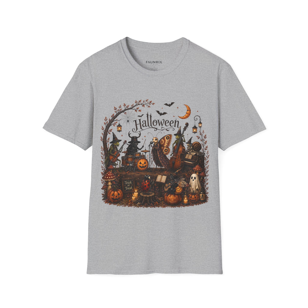 Halloween Witch & Pumpkin T‑Shirt — Spooky Night Graphic Tee