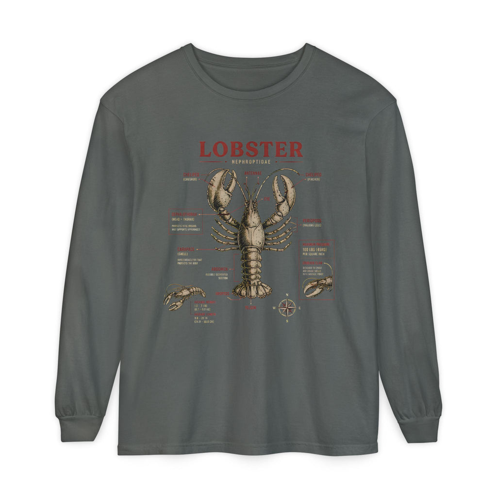 Lobster Anatomy Long Sleeve Tee