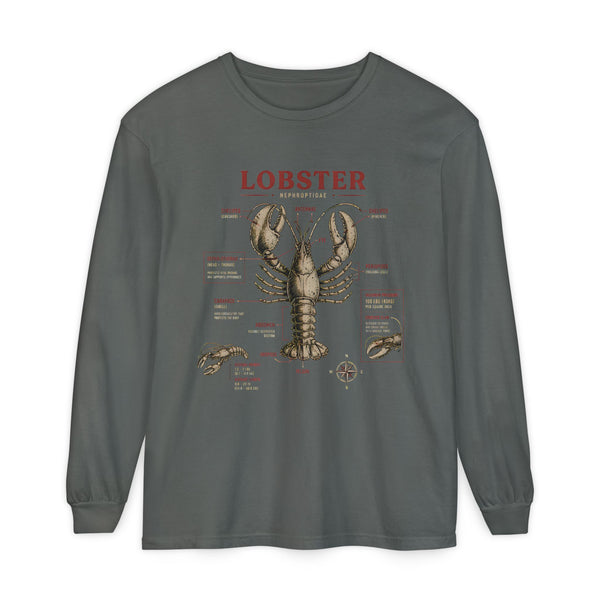 Lobster Anatomy Long Sleeve Tee