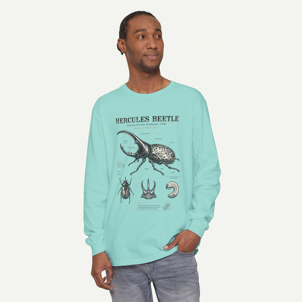 Hercules Beetle Anatomy Long Sleeve Tee