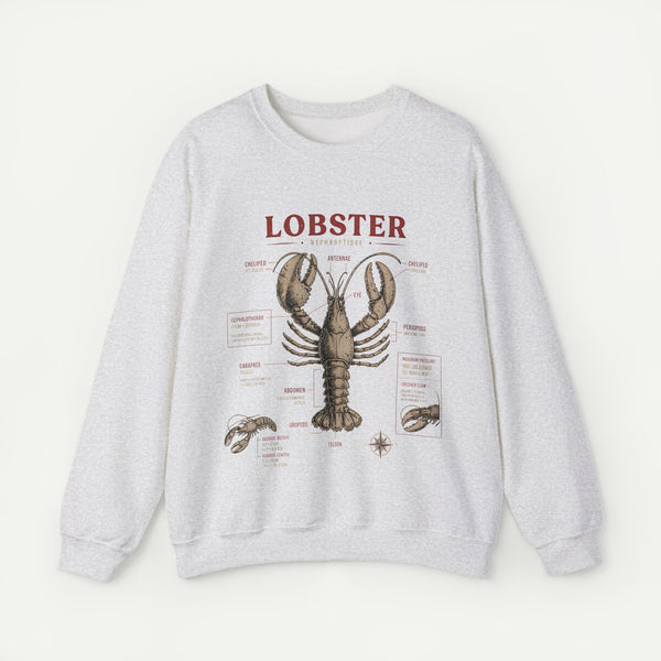 Lobster Anatomy Crewneck Sweatshirt
