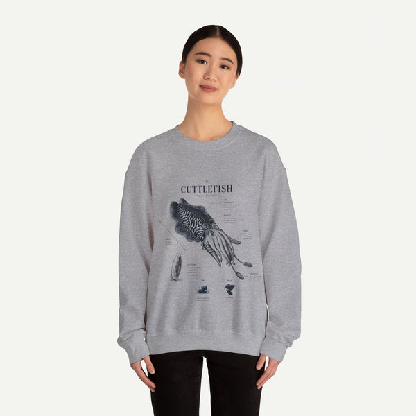 Cuttlefish Anatomy Crewneck Sweatshirt