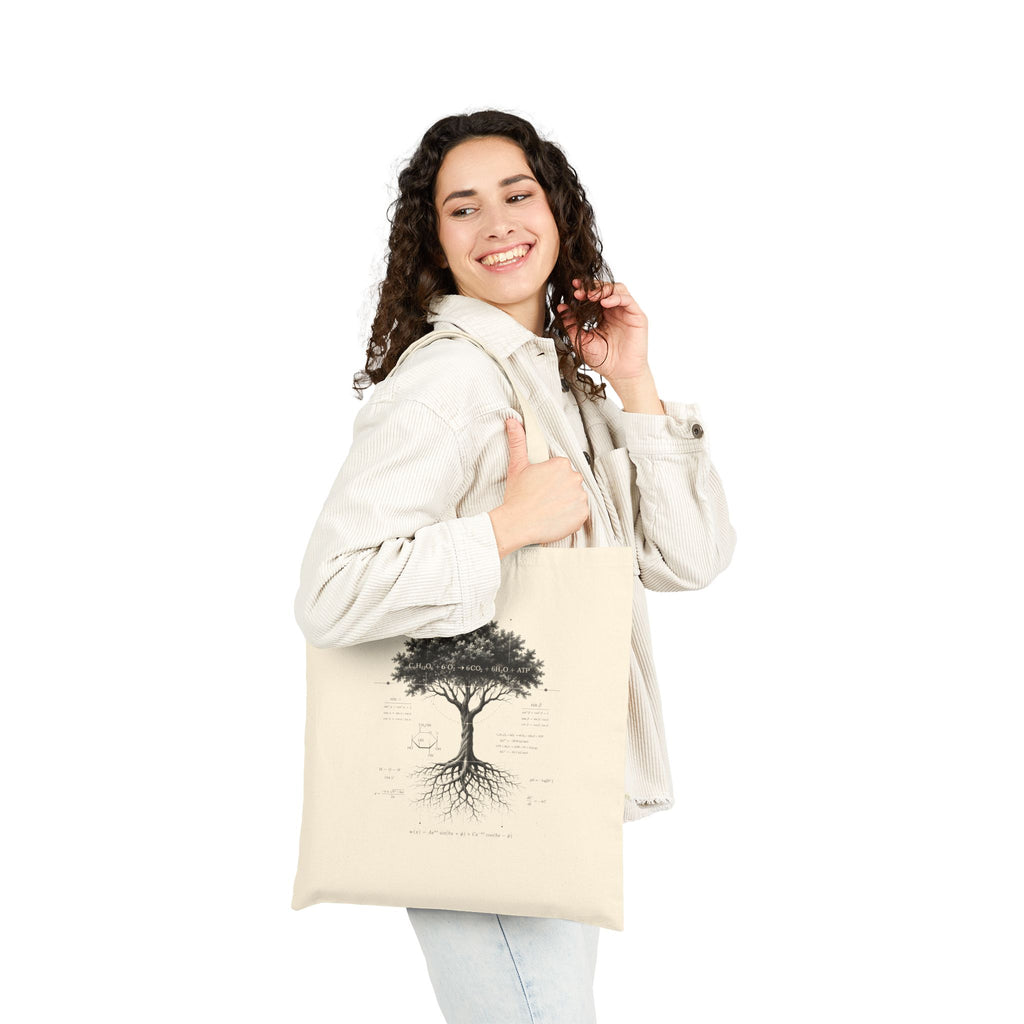 Vintage Tree of Life Canvas Tote Bag