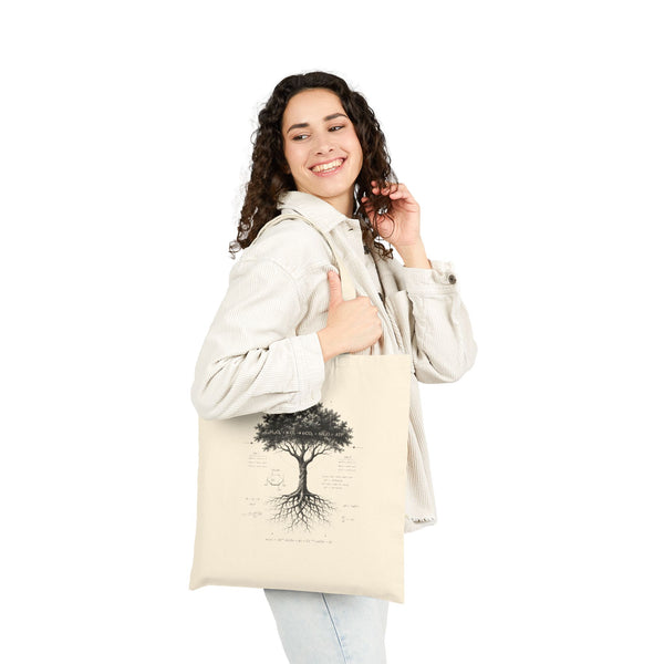 Vintage Tree of Life Canvas Tote Bag