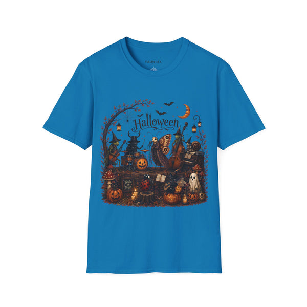 Halloween Witch & Pumpkin T‑Shirt — Spooky Night Graphic Tee