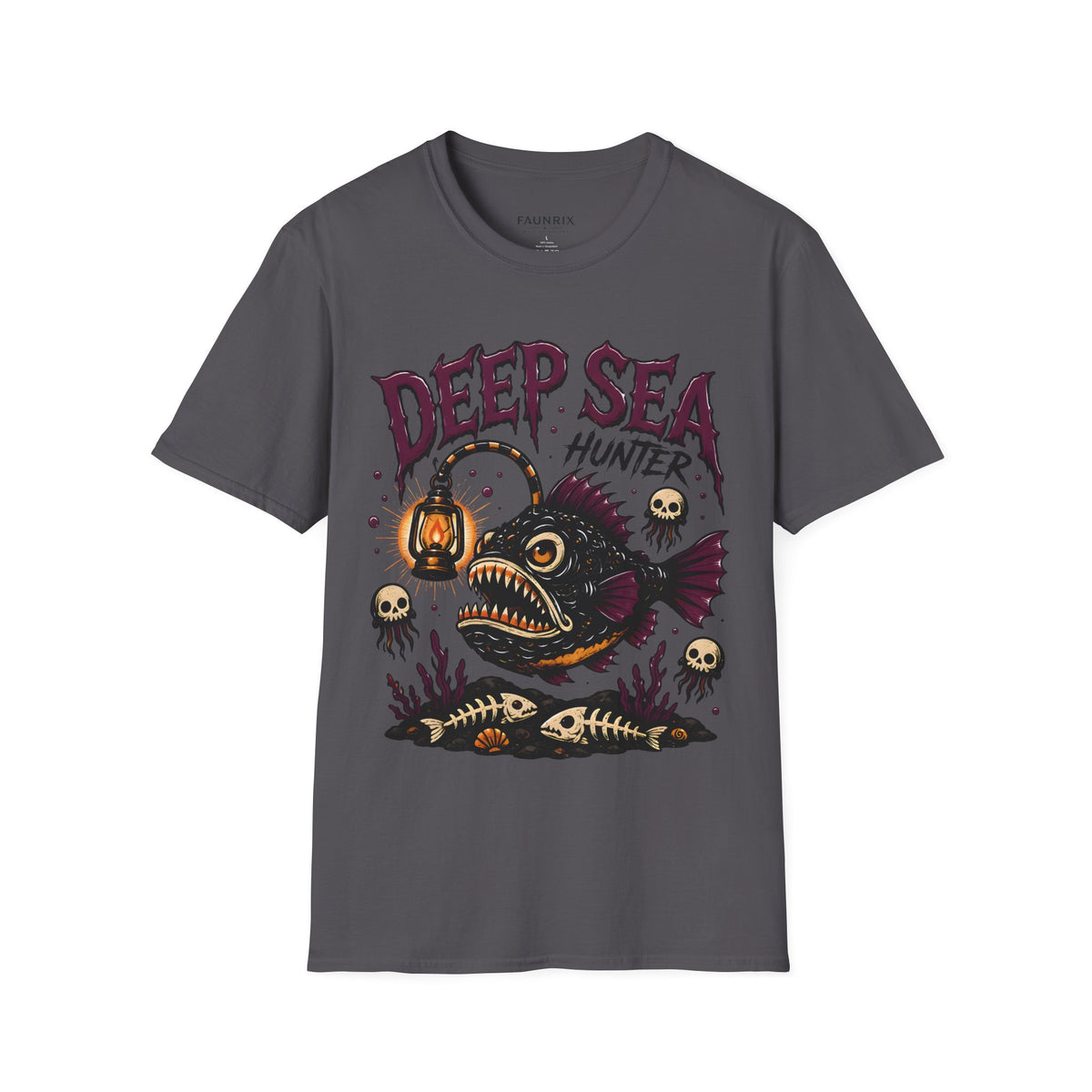 Deep Sea Hunter T-Shirt — Anglerfish Graphic Tee