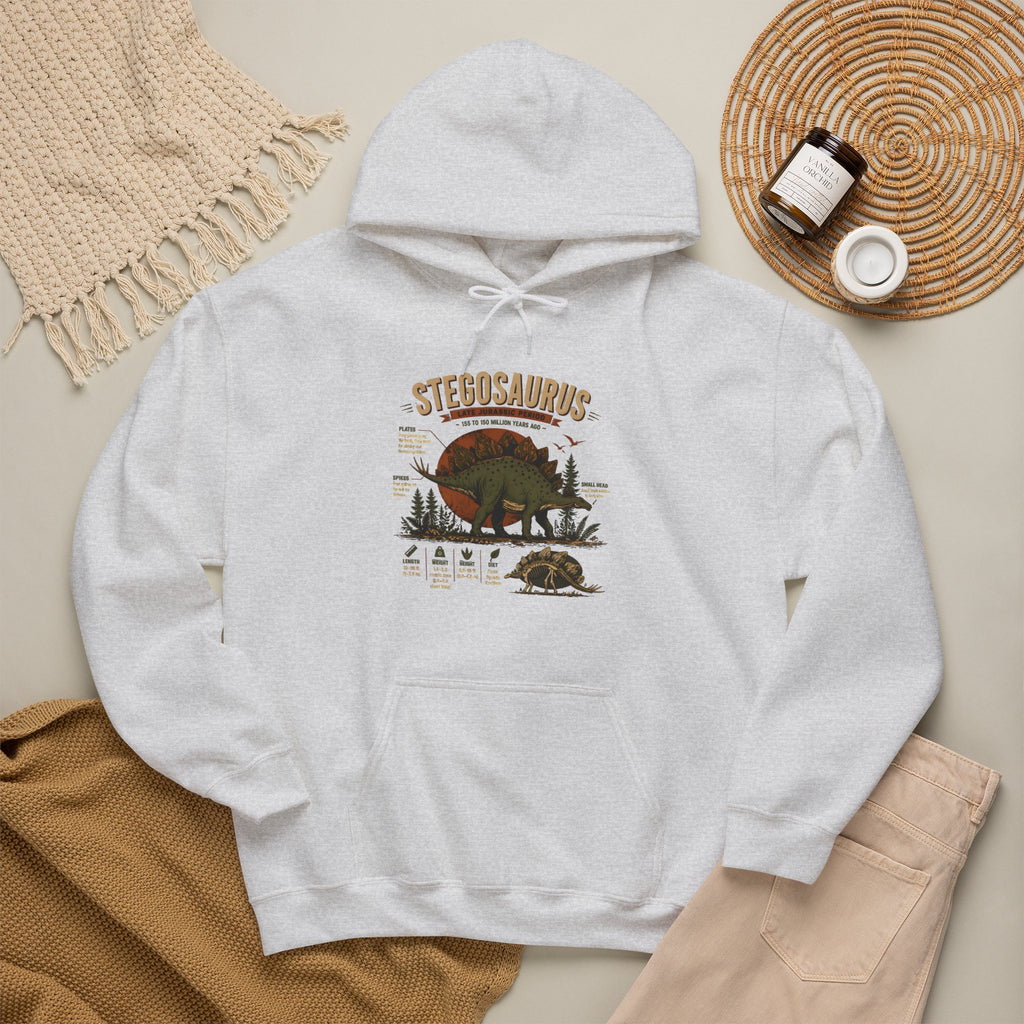 Stegosaurus Vintage Anatomy Hoodie – Retro Dino Nature Sweatshirt