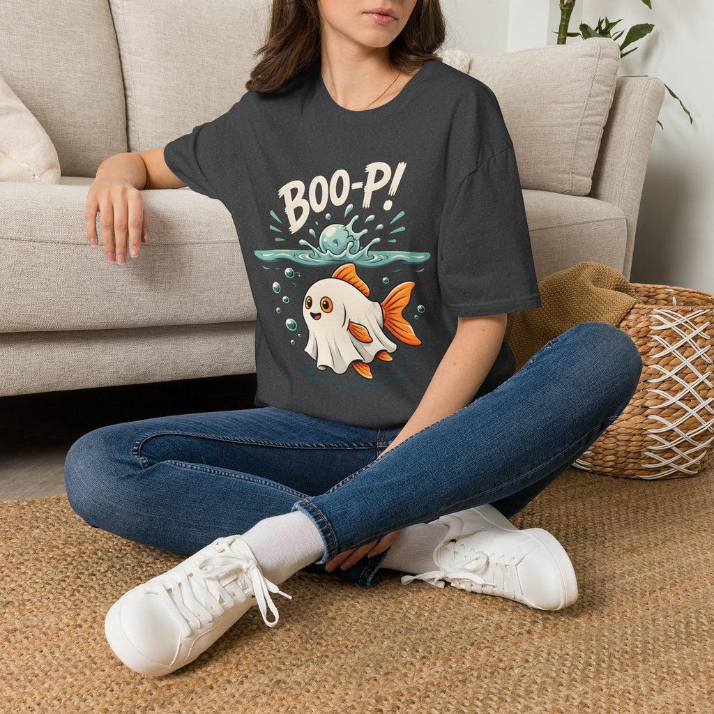 Ghost Fish T-Shirt — Cute Boo-P!Halloween Graphic Tee