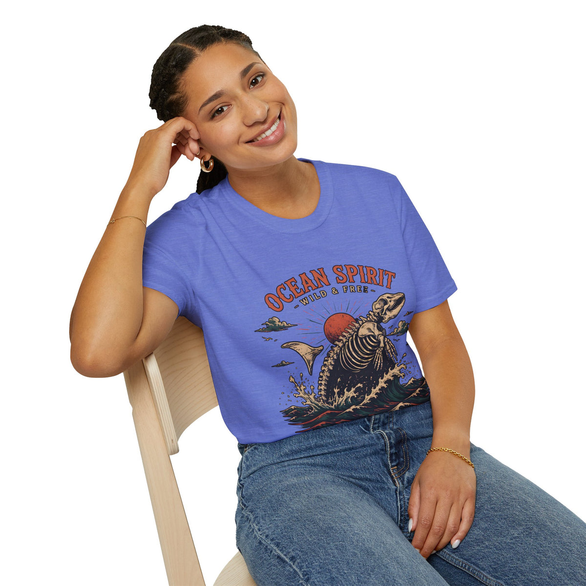 Ocean Spirit T-Shirt — Wild & Free Sea Turtle Graphic Tee