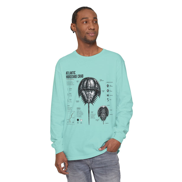 Atlantic Horseshoe Crab Anatomy Long Sleeve Tee