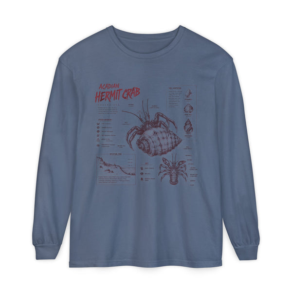 Hermit Crab Anatomy Long Sleeve Tee