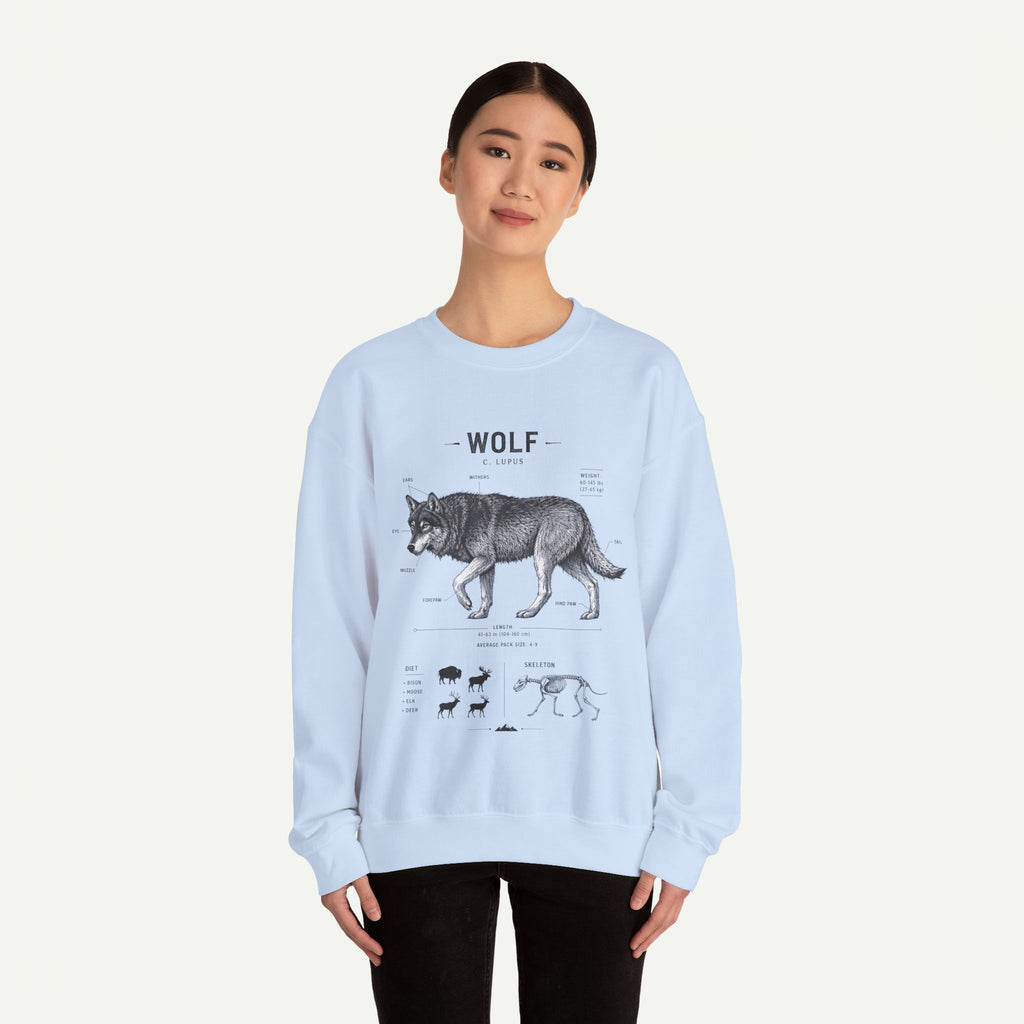 Wolf Anatomy Crewneck Sweatshirt