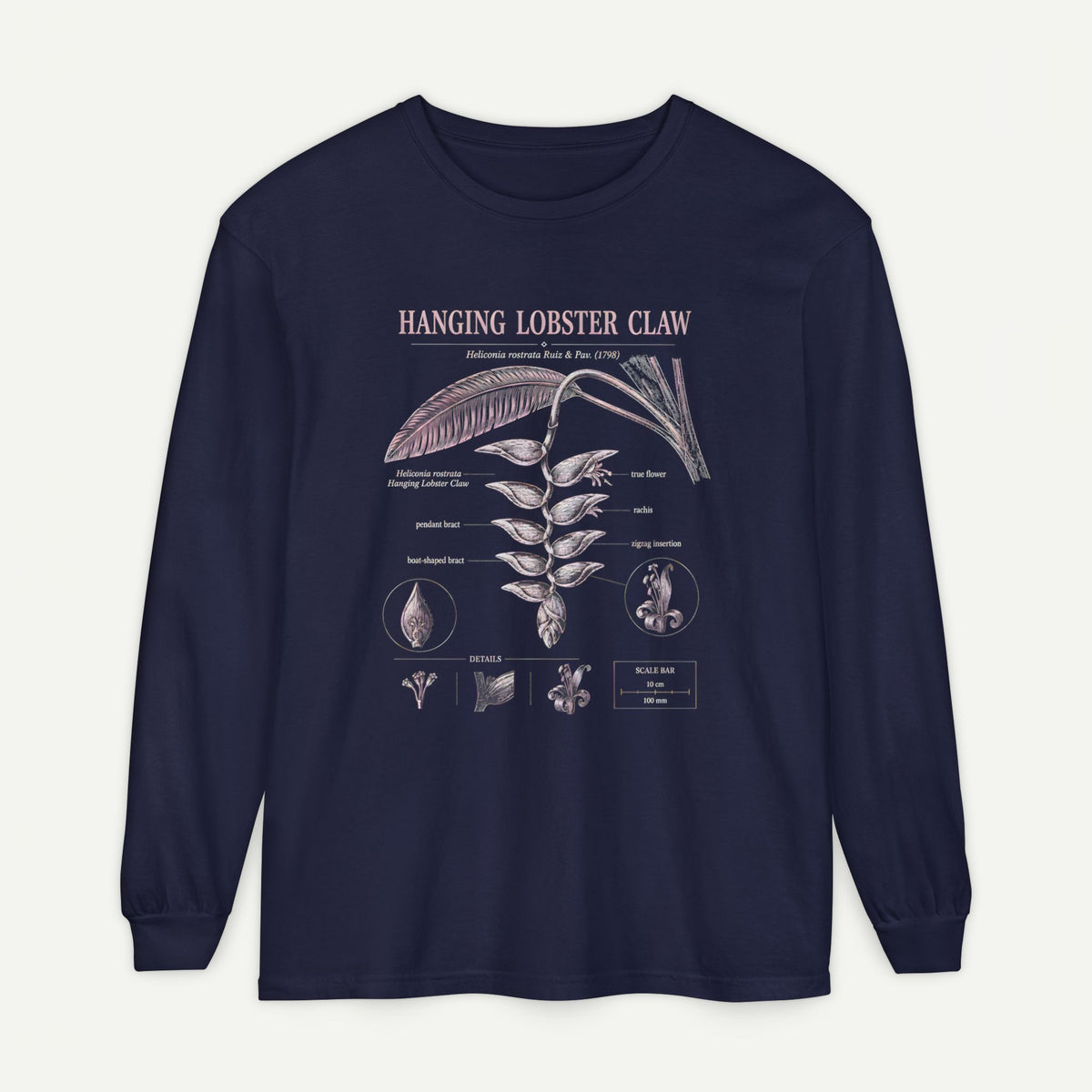 Hanging Lobster Claw Long Sleeve Tee