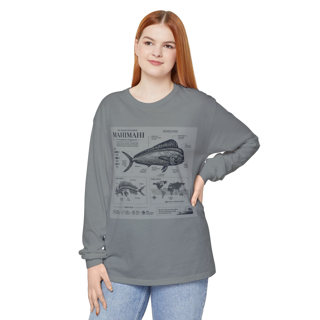 Mahimahi Fish Anatomy Long Sleeve Shirt