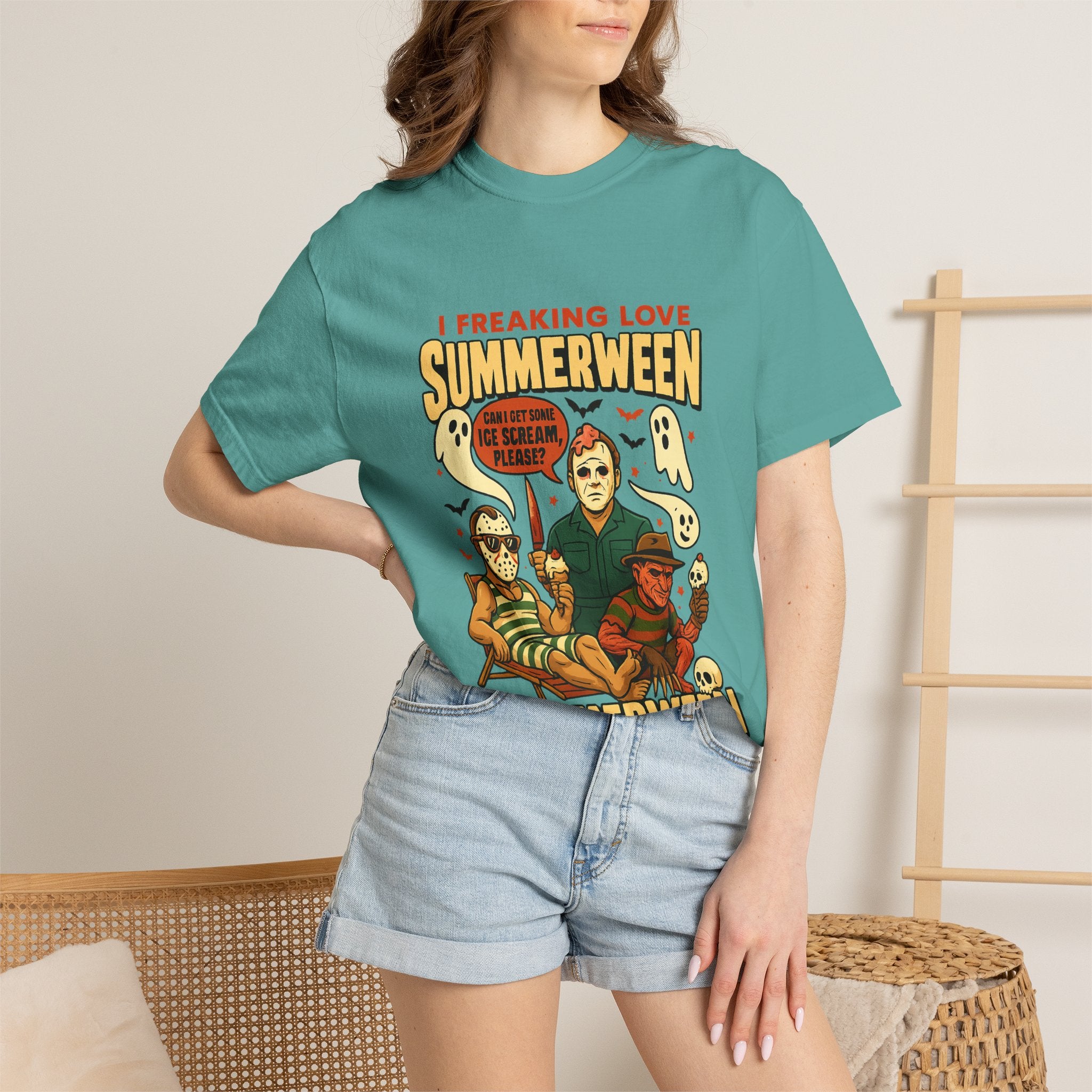 Summerween T-Shirt – I Freaking Love Summerween Graphic Tee
