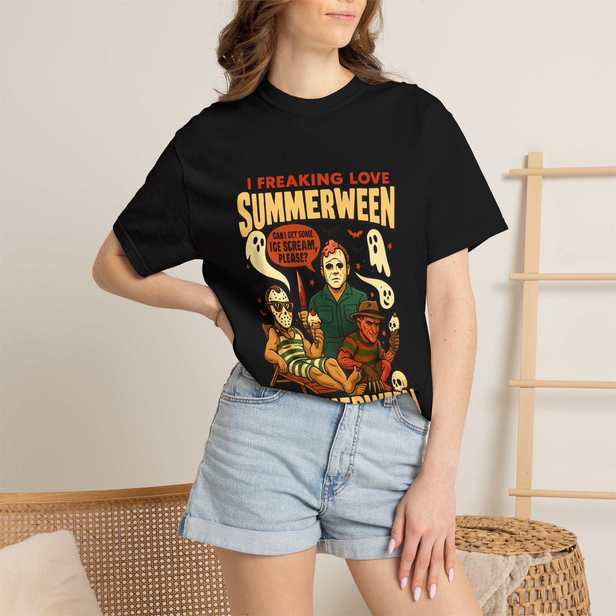Summerween T-Shirt – I Freaking Love Summerween Graphic Tee