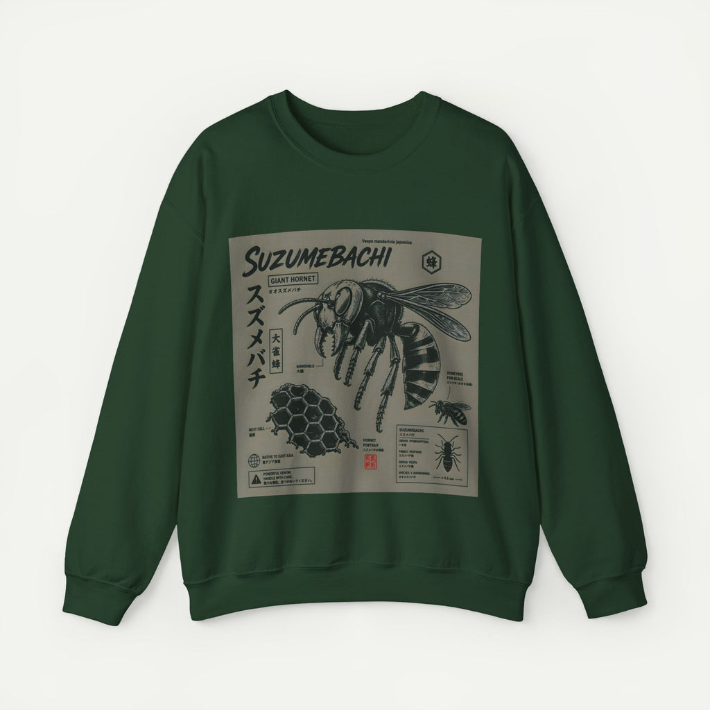 Suzumebachi Hornet Anatomy Crewneck Sweatshirt