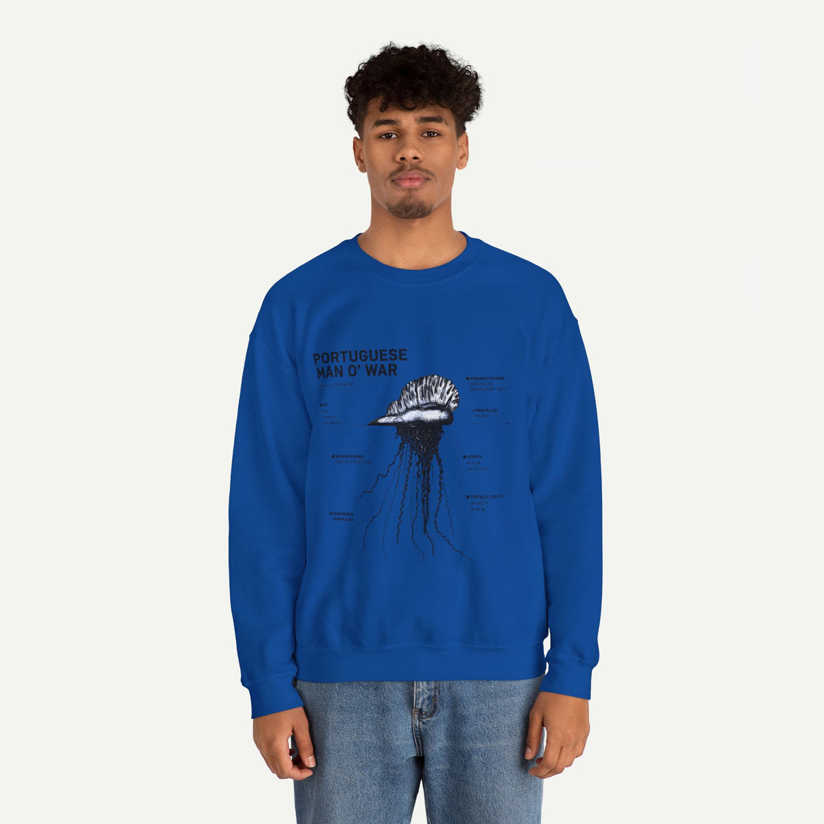 Portuguese Man O' War Anatomy Sweatshirt