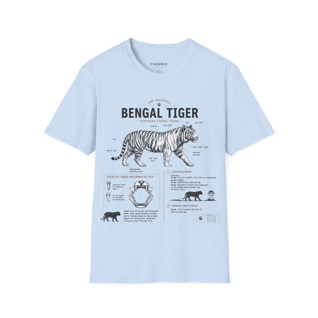 Bengal Tiger Vintage Anatomy T-Shirt