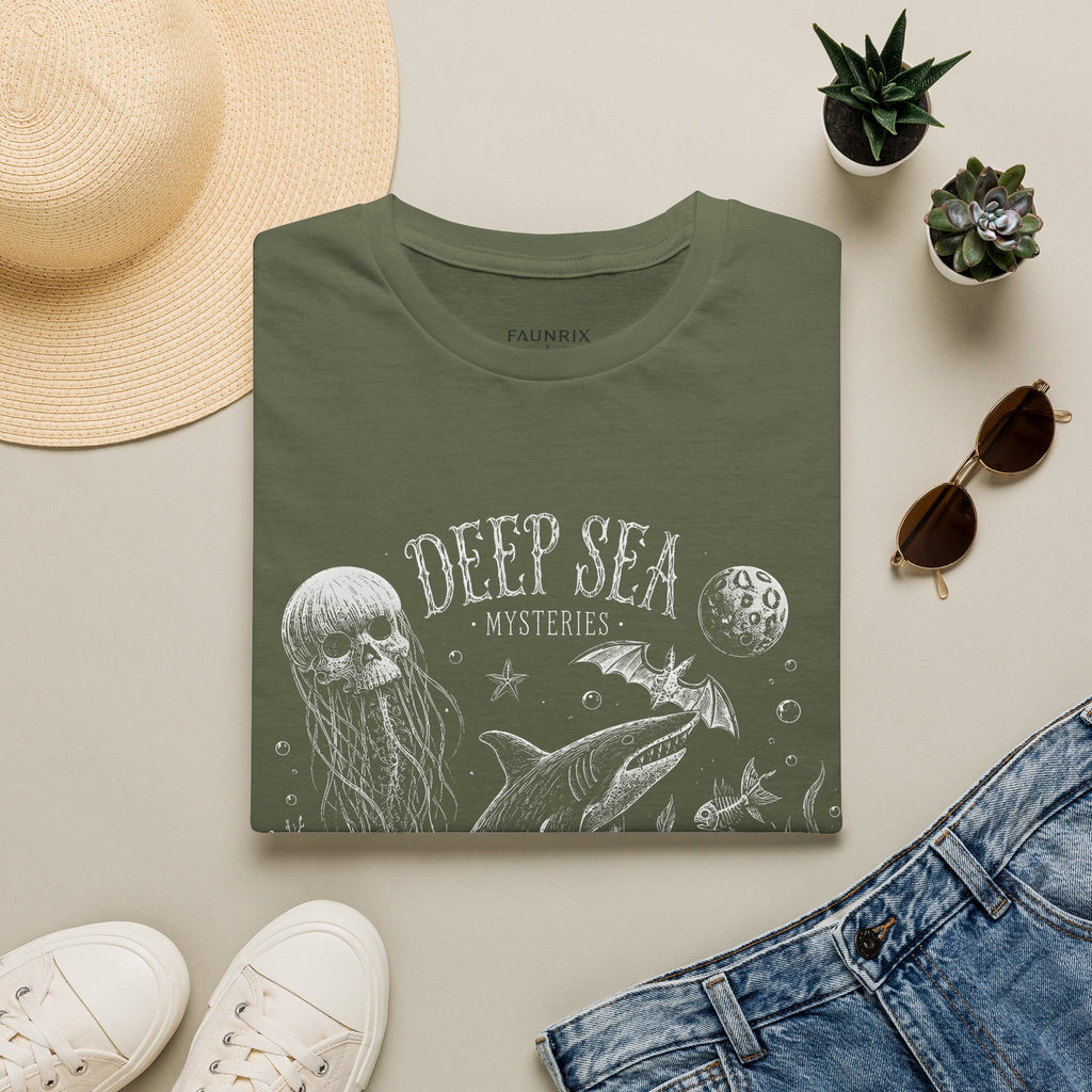 Deep Sea Mysteries T-Shirt — Vintage Ocean Creature Graphic Tee