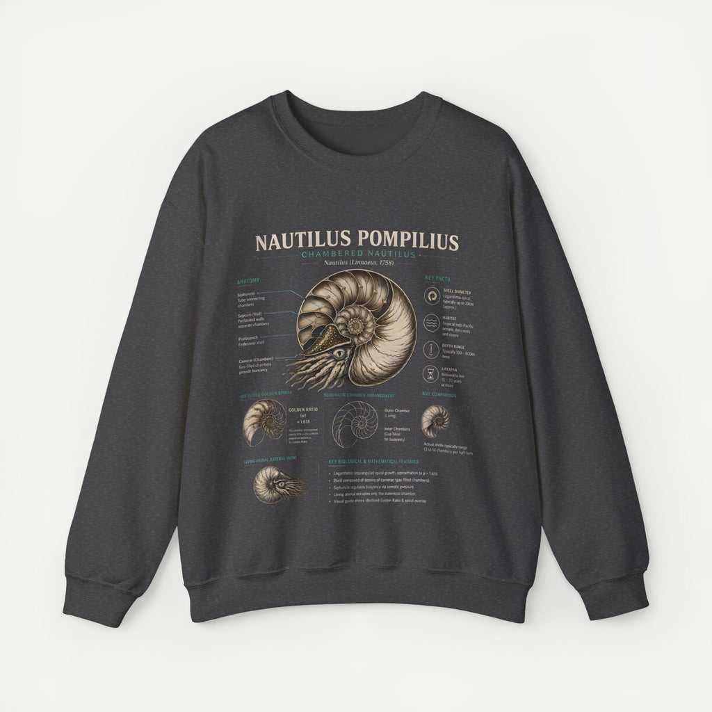 Nautilus Pompilius Anatomy Crewneck Sweatshirt
