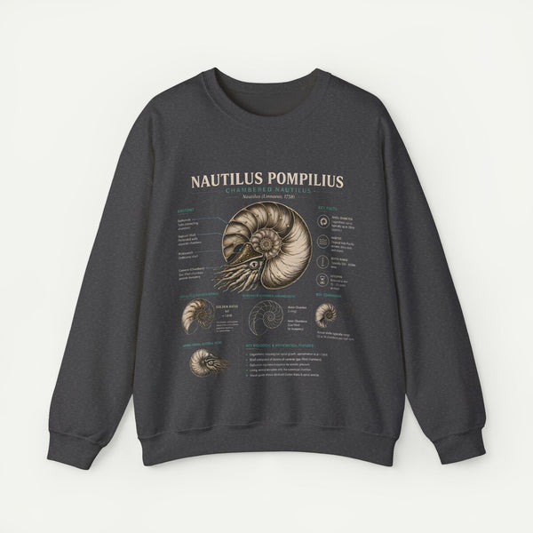 Nautilus Pompilius Anatomy Crewneck Sweatshirt