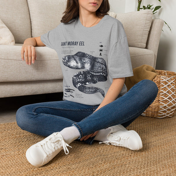 Moray Eel Anatomy Graphic T-Shirt — Vintage Scientific Illustration Tee