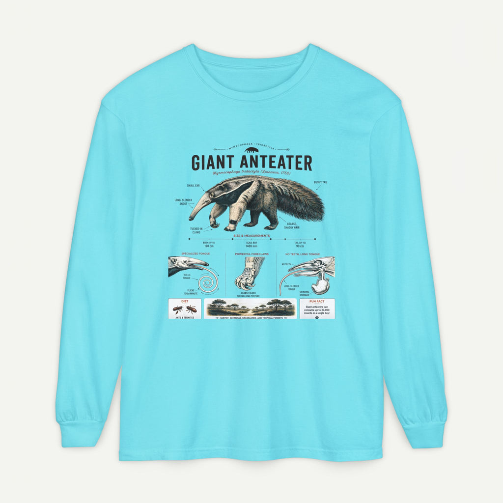 Giant Anteater Anatomy Long Sleeve Tee
