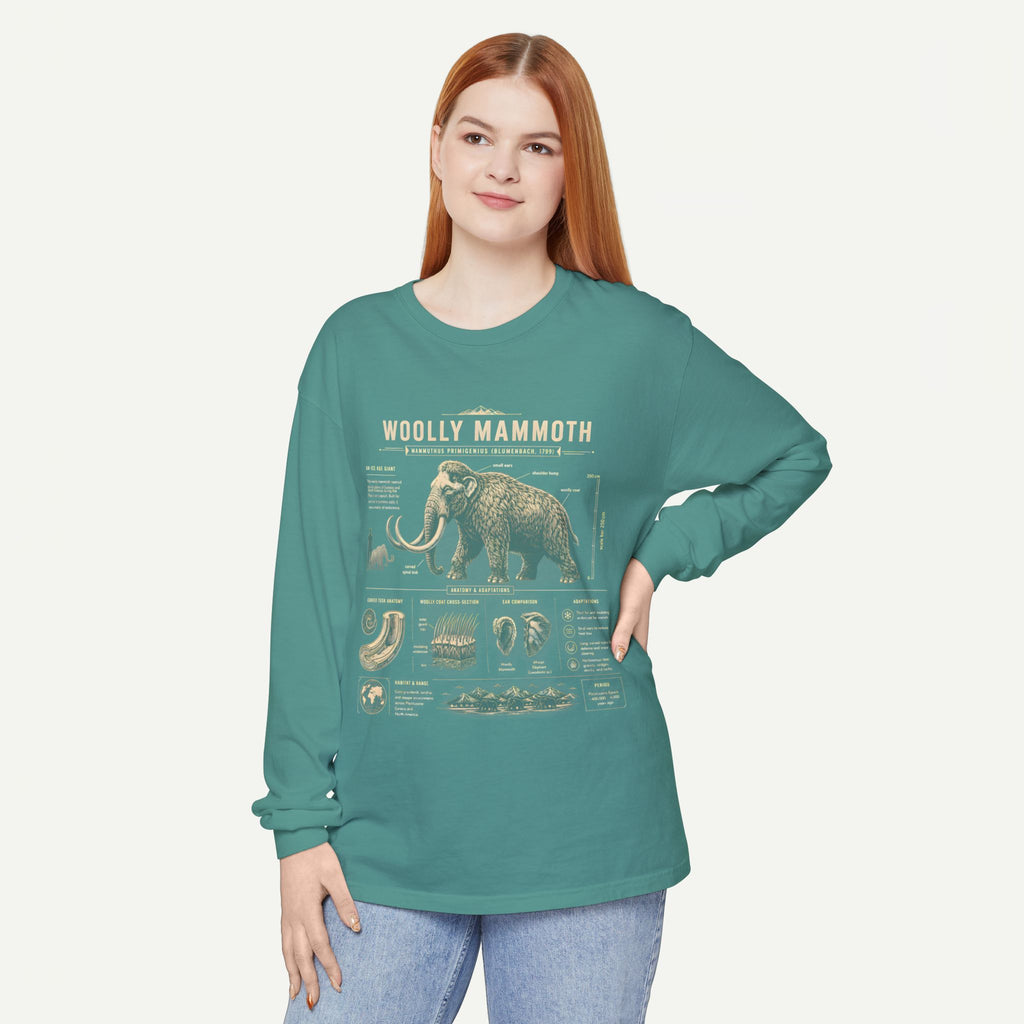 Woolly Mammoth Anatomy Long Sleeve Tee