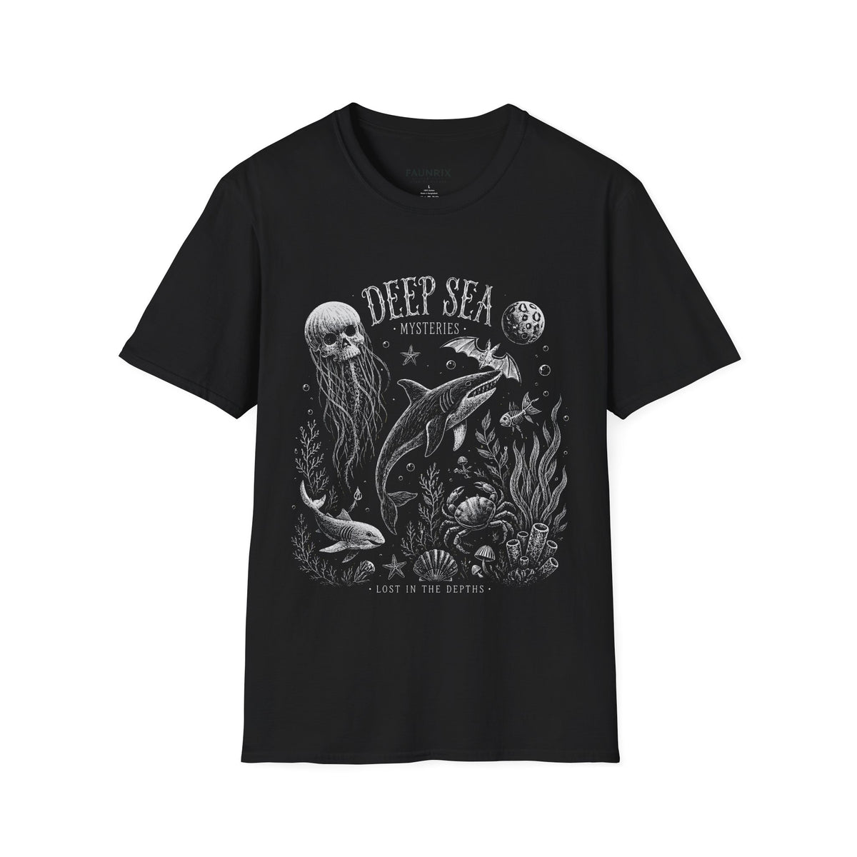 Deep Sea Mysteries T-Shirt — Vintage Ocean Creature Graphic Tee Main image