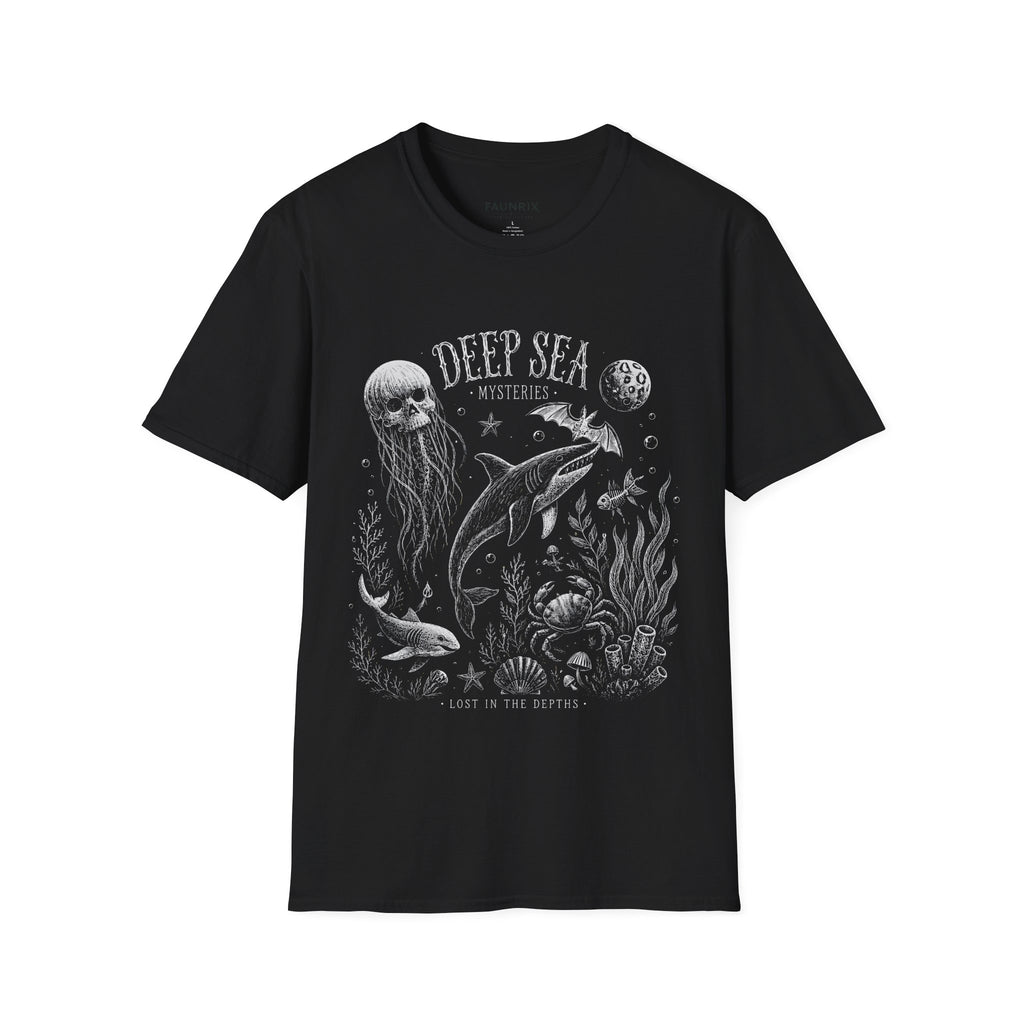 Deep Sea Mysteries T-Shirt — Vintage Ocean Creature Graphic Tee
