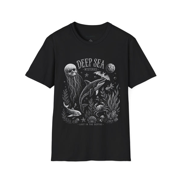 Deep Sea Mysteries T-Shirt — Vintage Ocean Creature Graphic Tee