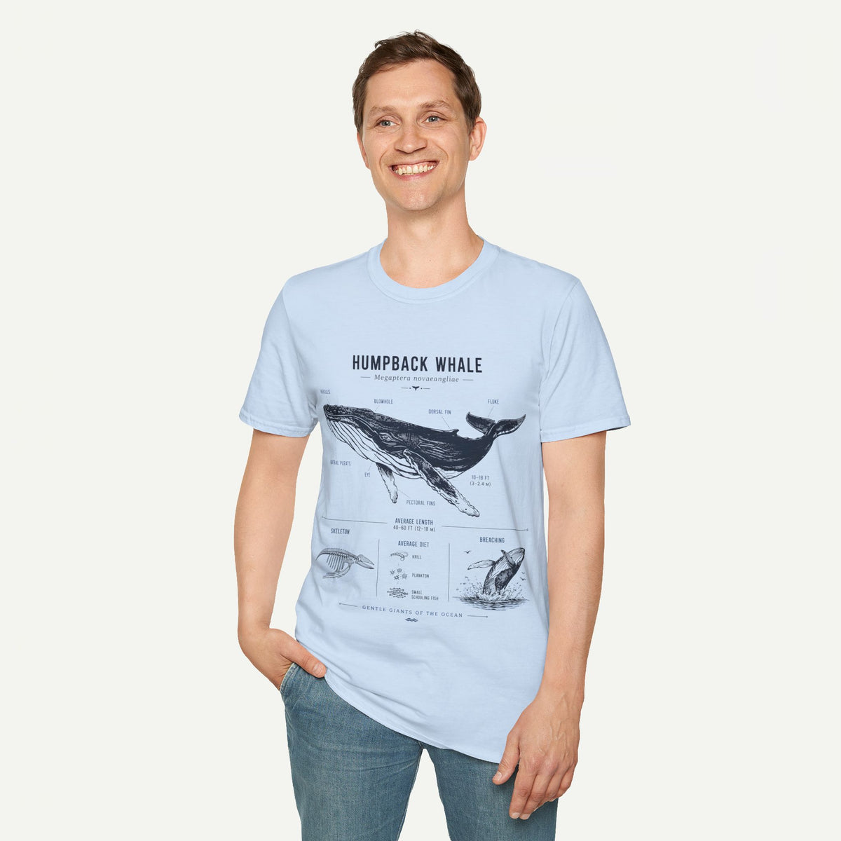 Humpback Whale Anatomy T-Shirt