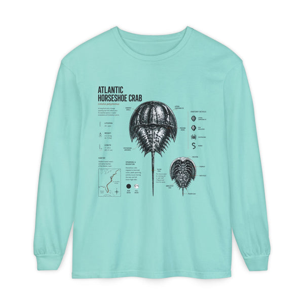 Atlantic Horseshoe Crab Anatomy Long Sleeve Tee