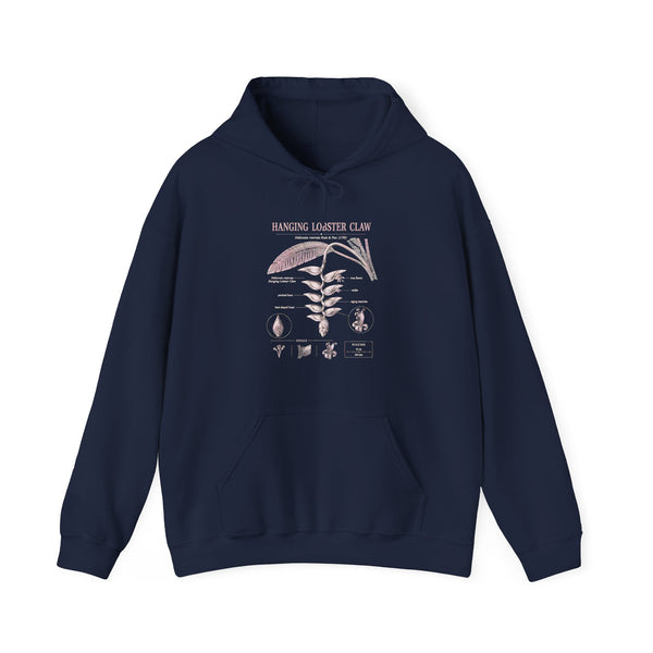 Botanical Growth Hoodie — Humming Lighter Club Plant Diagram Pullover