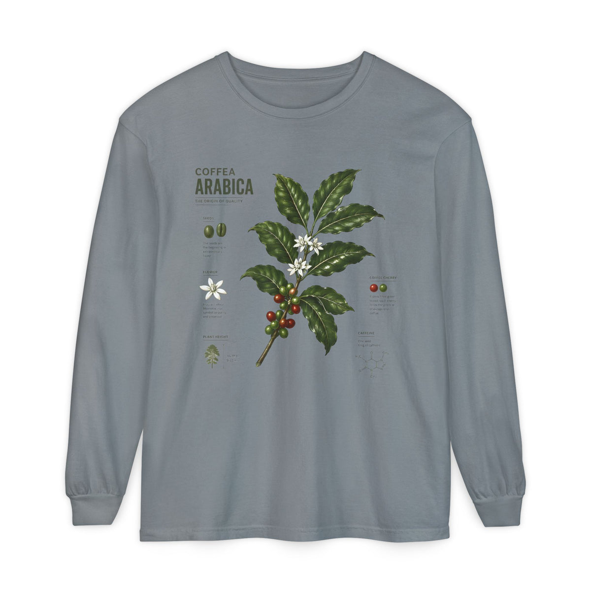 Coffee Arabica Botanical Long Sleeve Tee Main image
