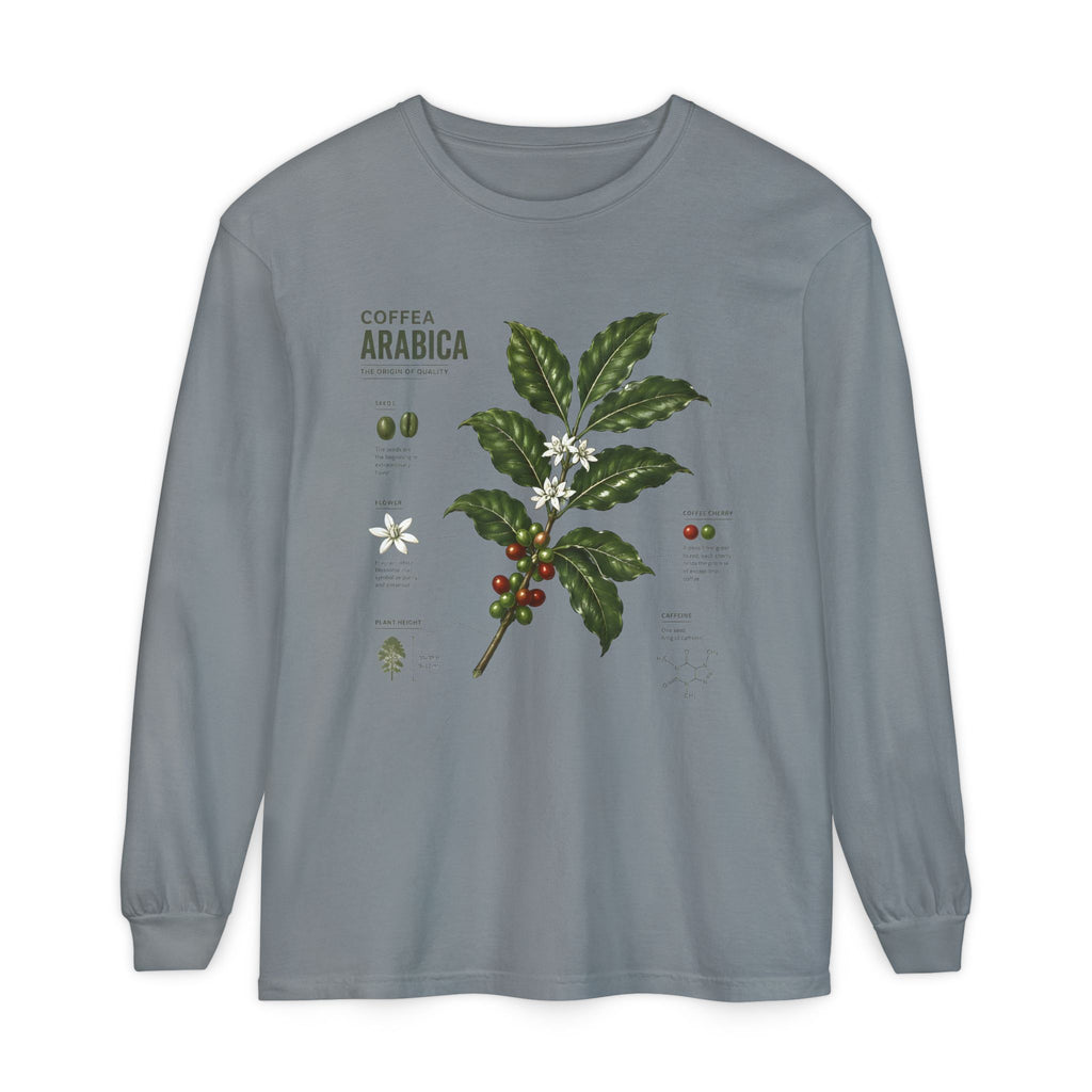 Coffee Arabica Botanical Long Sleeve Tee