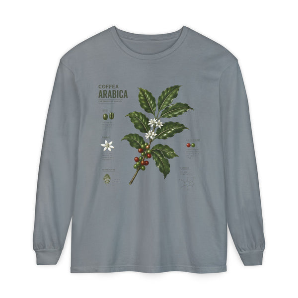 Coffee Arabica Botanical Long Sleeve Tee