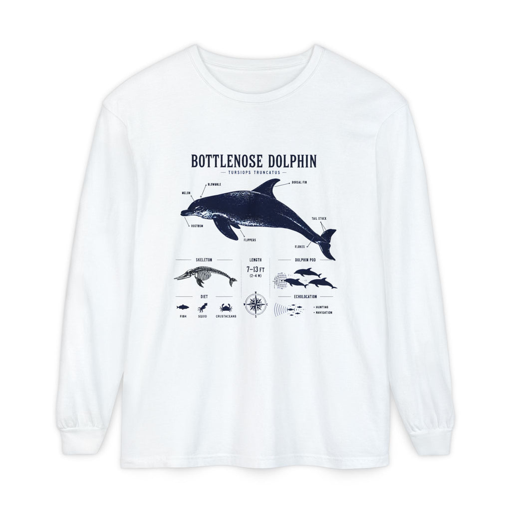 Bottlenose Dolphin Anatomy Long Sleeve Tee