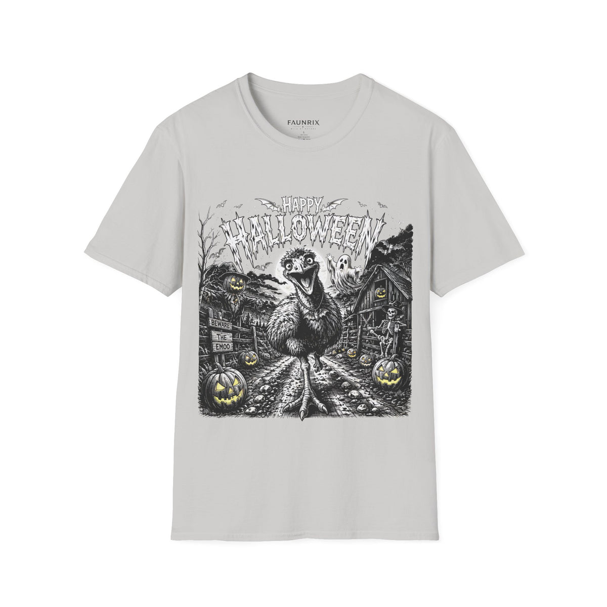 Halloween Vintage Goose T-Shirt — Happy Halloween Retro Horror Graphic