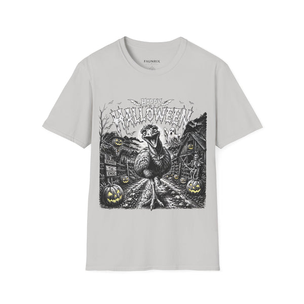 Halloween Vintage Goose T-Shirt — Happy Halloween Retro Horror Graphic