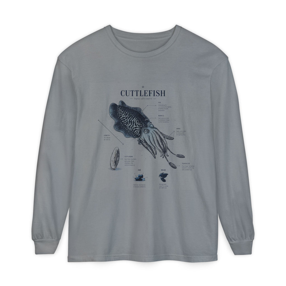 Unisex Garment-dyed Long Sleeve T-Shirt