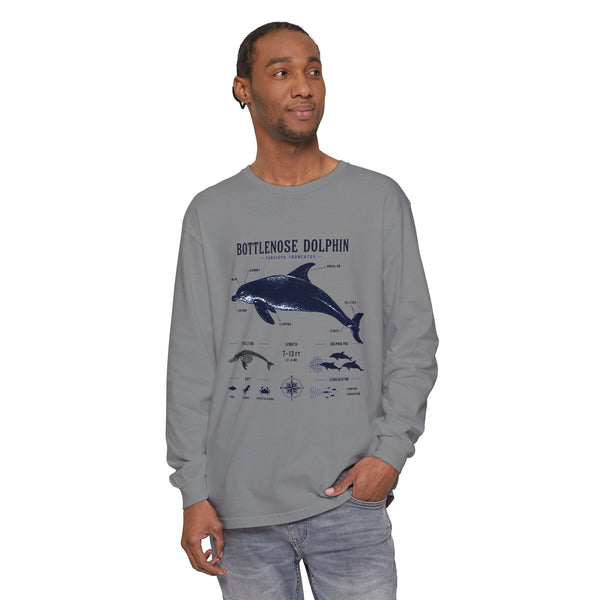 Bottlenose Dolphin Anatomy Long Sleeve Tee