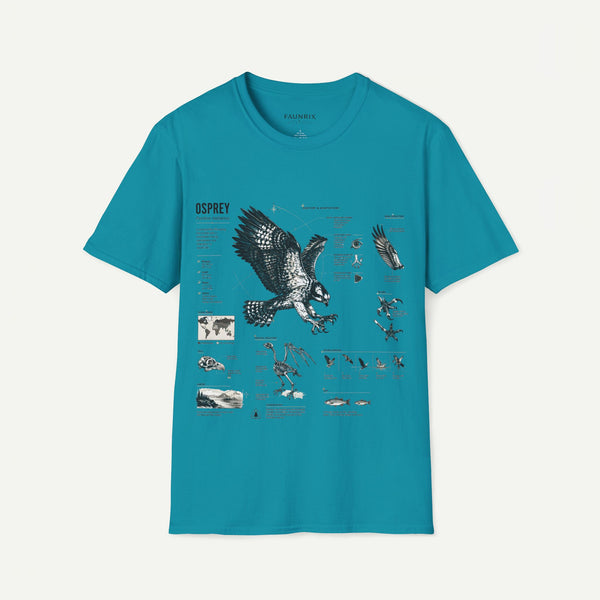 Osprey Anatomy T-Shirt — Vintage Bird Illustration Tee
