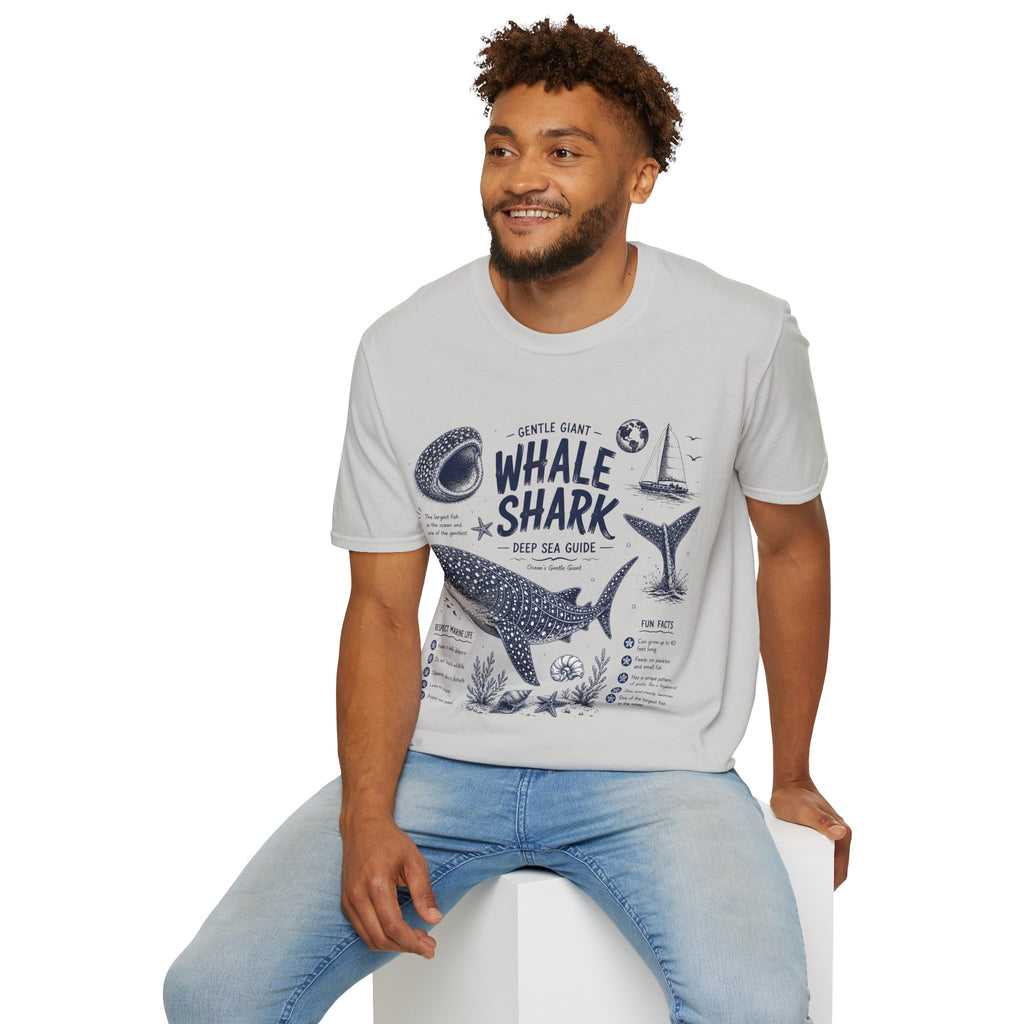 Whale Shark Anatomy T-Shirt — Deep Sea Guide Graphic Tee