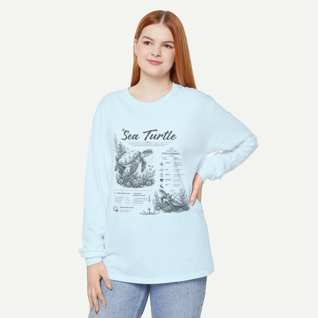 Sea Turtle Anatomy Long Sleeve Tee