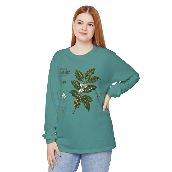 Coffee Arabica Botanical Long Sleeve Tee