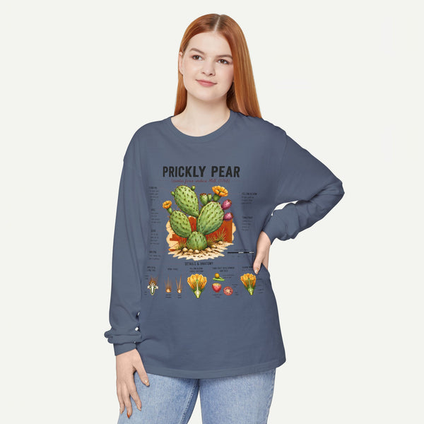 Prickly Pear Botanical Long Sleeve Shirt